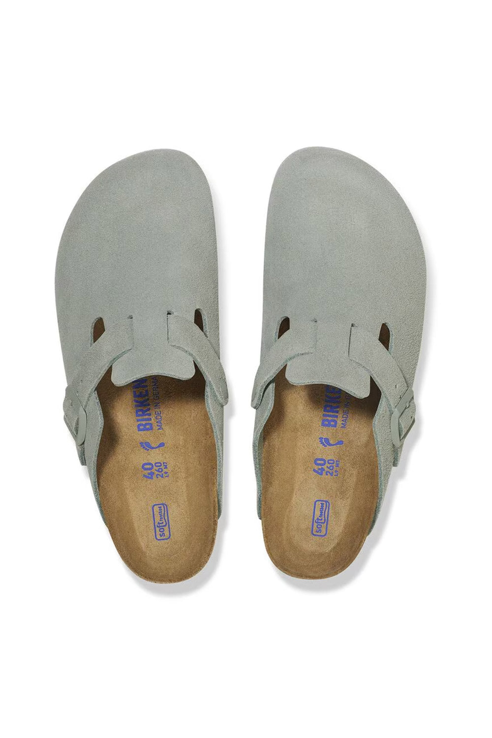 Birkenstock Boston Soft Footbed Suede Leather Clogs for