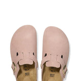 Birkenstock Boston Suede Clogs for Women in Rose