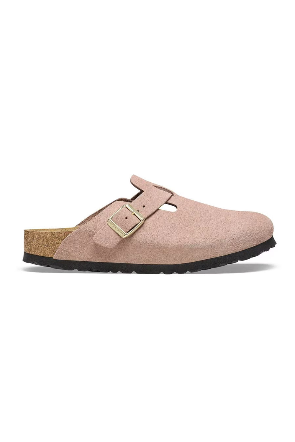 Birkenstock Boston Suede Clogs for Women in Rose
