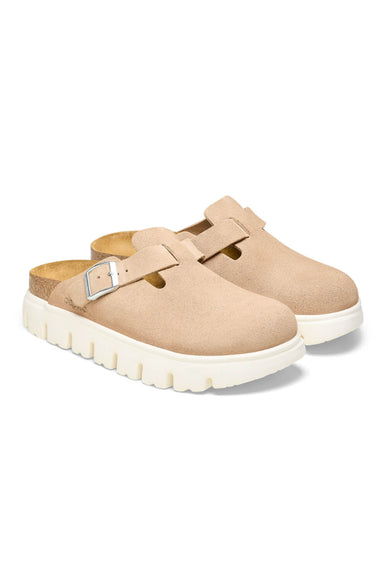 Papillo by Birkenstock Boston Chunky Suede Leather Clogs for Women in ...