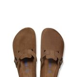 Birkenstock Boston Soft Footbed Clogs for Women in Dark Tea