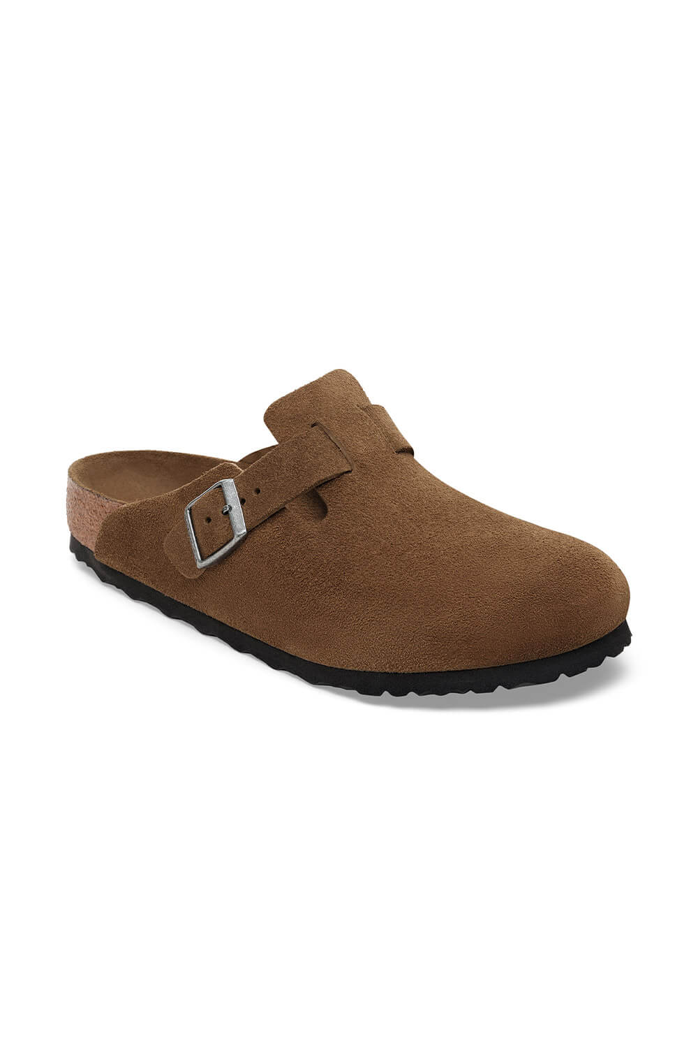 Birkenstock Boston Soft Footbed Clogs for Women in Dark Tea