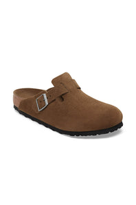 Birkenstock Boston Soft Footbed Clogs for Women in Dark Tea