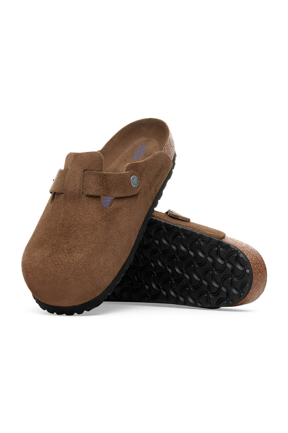 Birkenstock Boston Soft Footbed Clogs for Women in Dark Tea