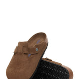 Birkenstock Boston Soft Footbed Clogs for Women in Dark Tea