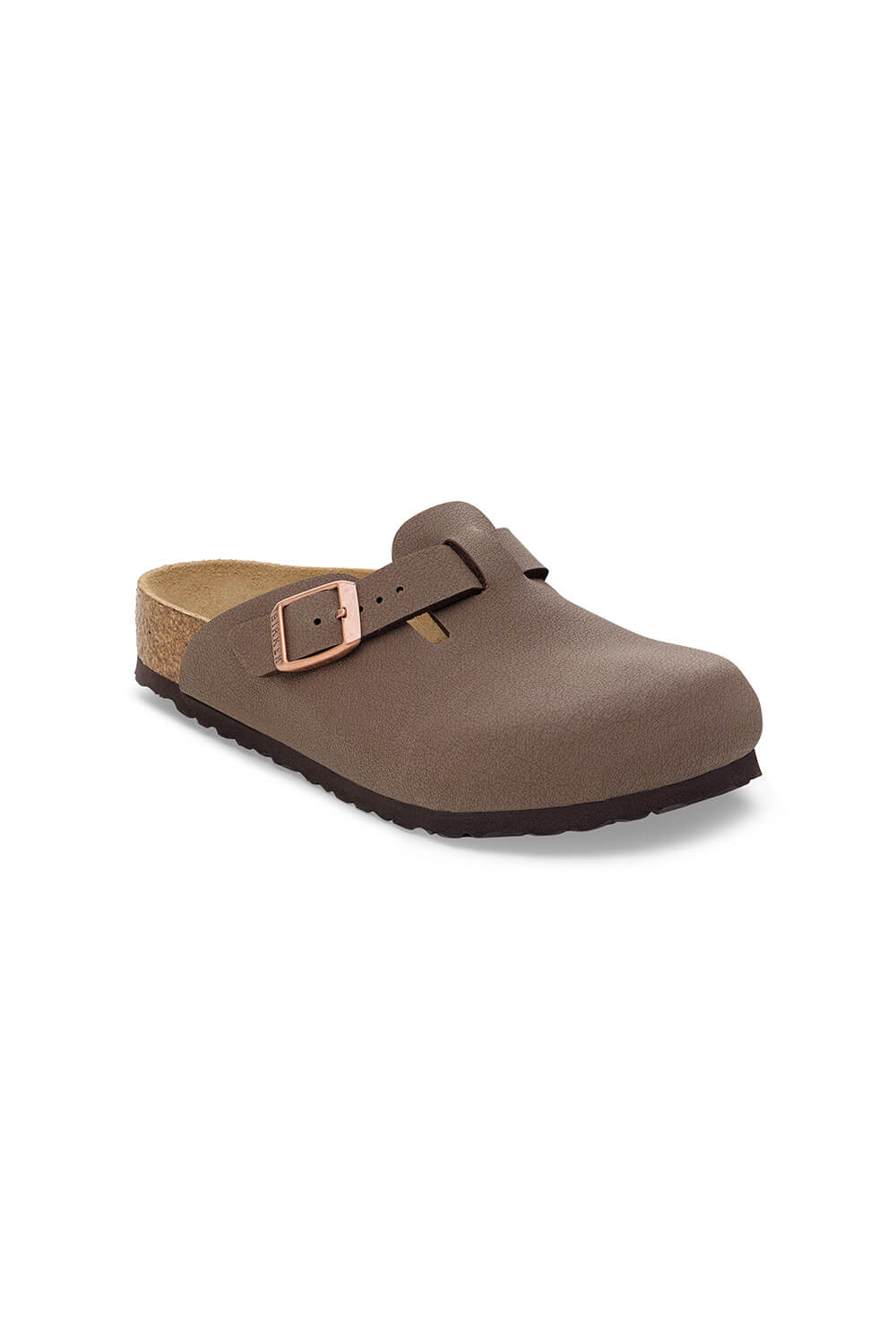 Birkenstock Youth Boston Birkibuc Clogs for Kids in Mocha