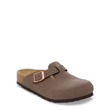 Birkenstock Youth Boston Birkibuc Clogs for Kids in Mocha