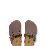 Birkenstock Youth Boston Birkibuc Clogs for Kids in Mocha
