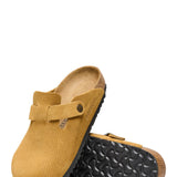 Birkenstock Boston Corduroy Suede Clogs for Women in Brown