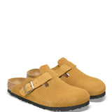 Birkenstock Boston Corduroy Suede Clogs for Women in Brown