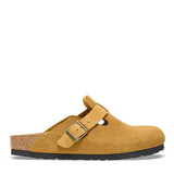 Birkenstock Boston Corduroy Suede Clogs for Women in Brown