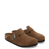 Birkenstock Boston Soft Footbed Clogs for Women in Dark Tea 