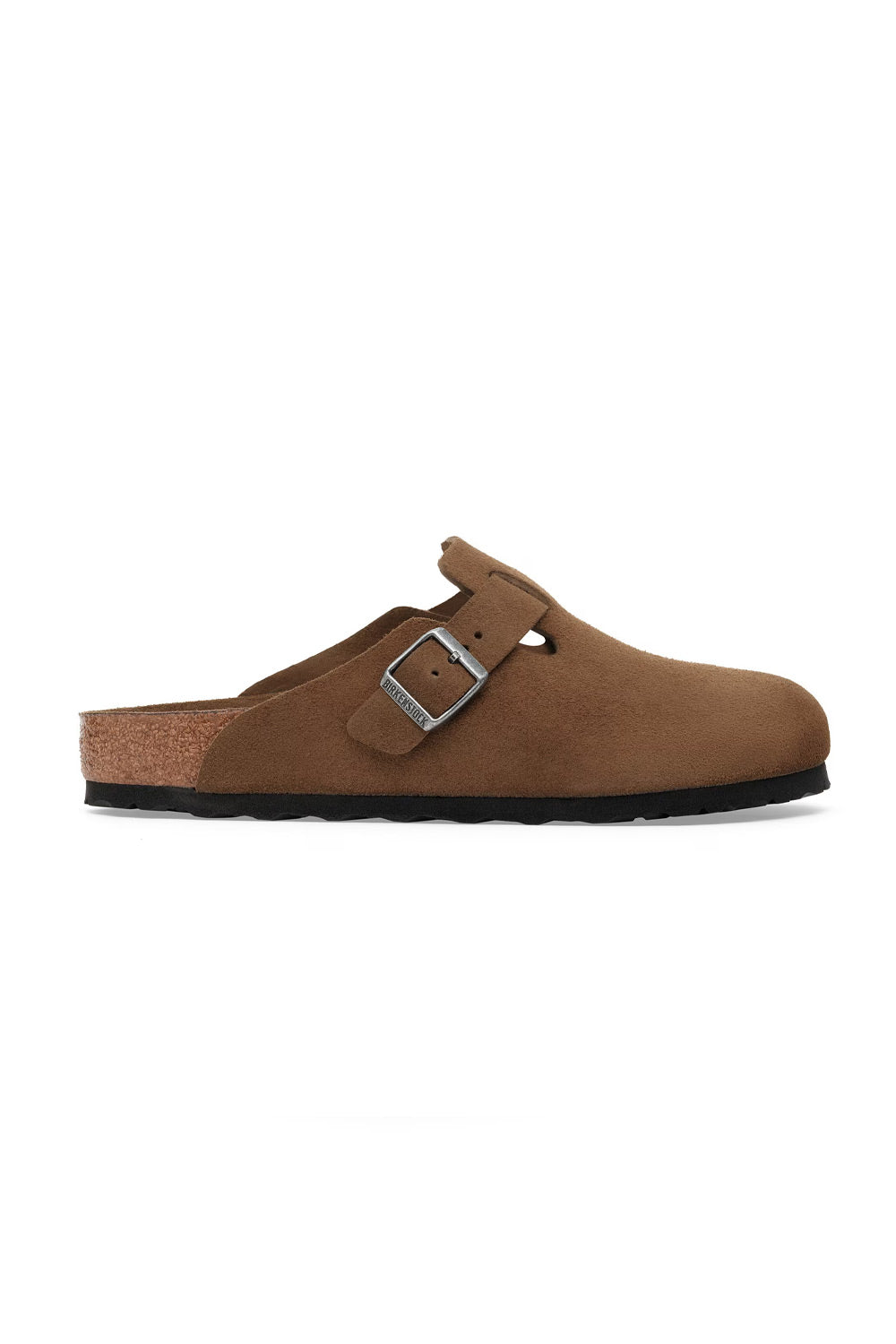 Birkenstock Boston Soft Footbed Clogs for Women in Dark Tea 