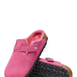 Birkenstock Boston Shearling for Women in Pink 