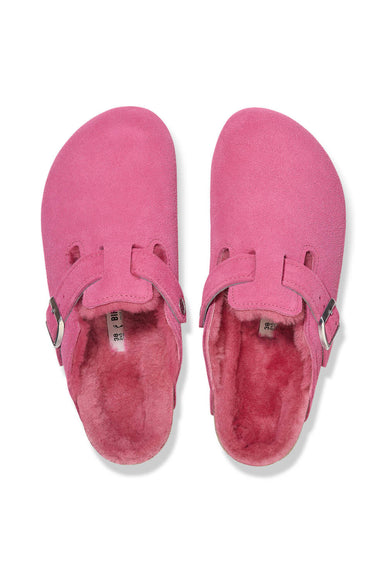 Birkenstock Boston Shearling for Women in Pink 