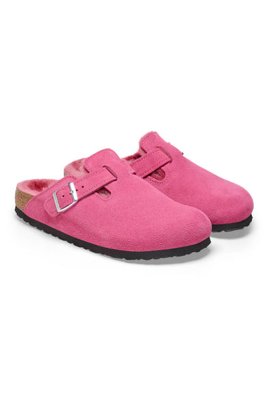 Birkenstock Boston Shearling for Women in Pink 