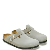 Birkenstock Boston Corduroy Suede Clogs for Women in Stone Coin Grey