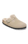 Birkenstock Boston Shearling Clogs for Women in Taupe