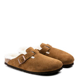 Birkenstock Boston Shearling Clogs for Men in Mink