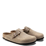 Birkenstock Boston Soft Footbed Oiled Leather Clogs for Women in Tobacco Brown