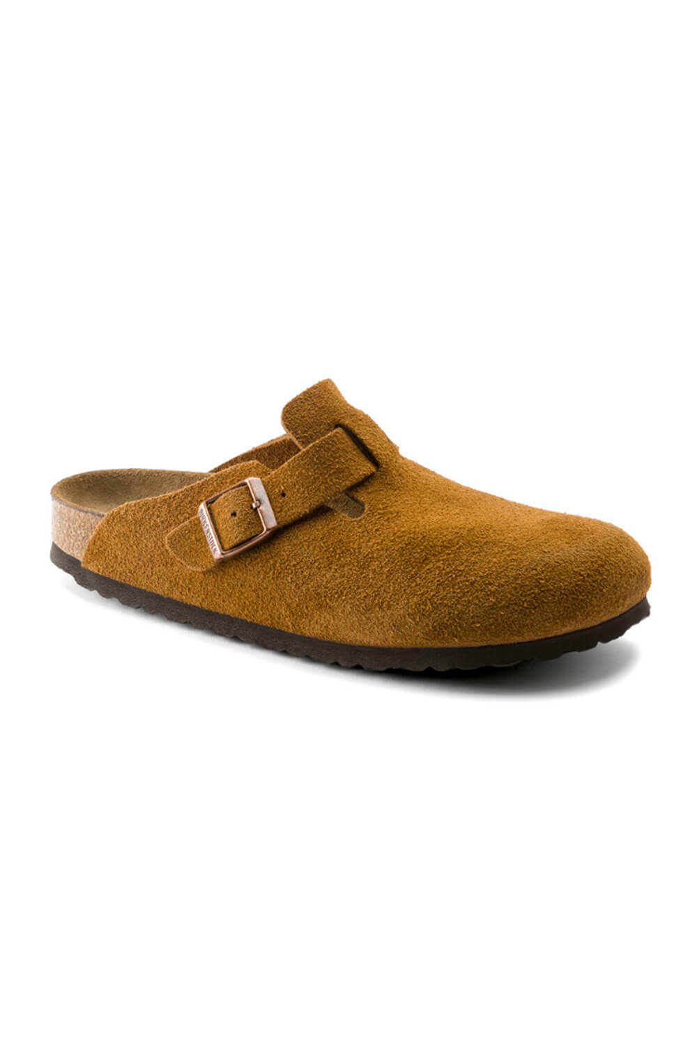 Birkenstock® Boston Leather Clog - Women's Shoes in Mink Natural