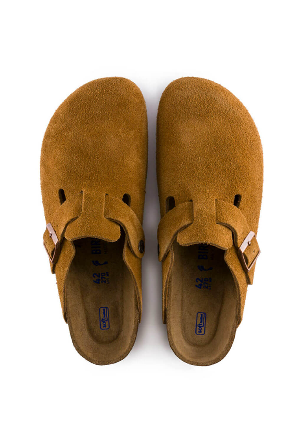 Birkenstock Boston Soft Footbed Suede Leather Clogs for Women in