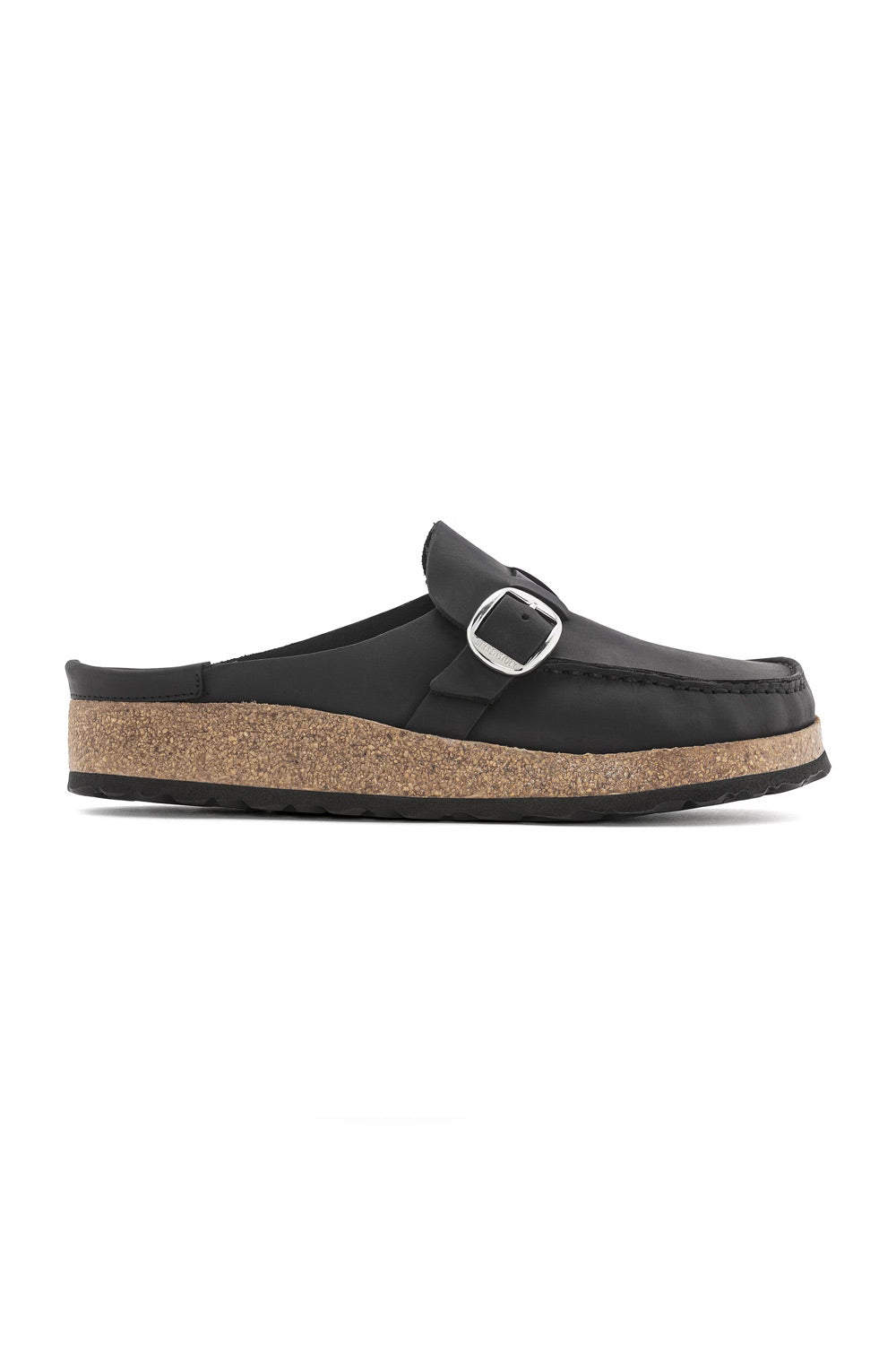 Birkenstock Buckley Oiled Leather Mules for Women in Black