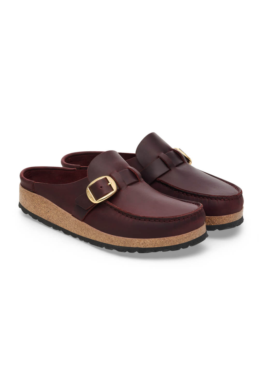 Birkenstock Buckley Oiled Leather Mules for Women in Zinfandel | 10279 –  Glik's