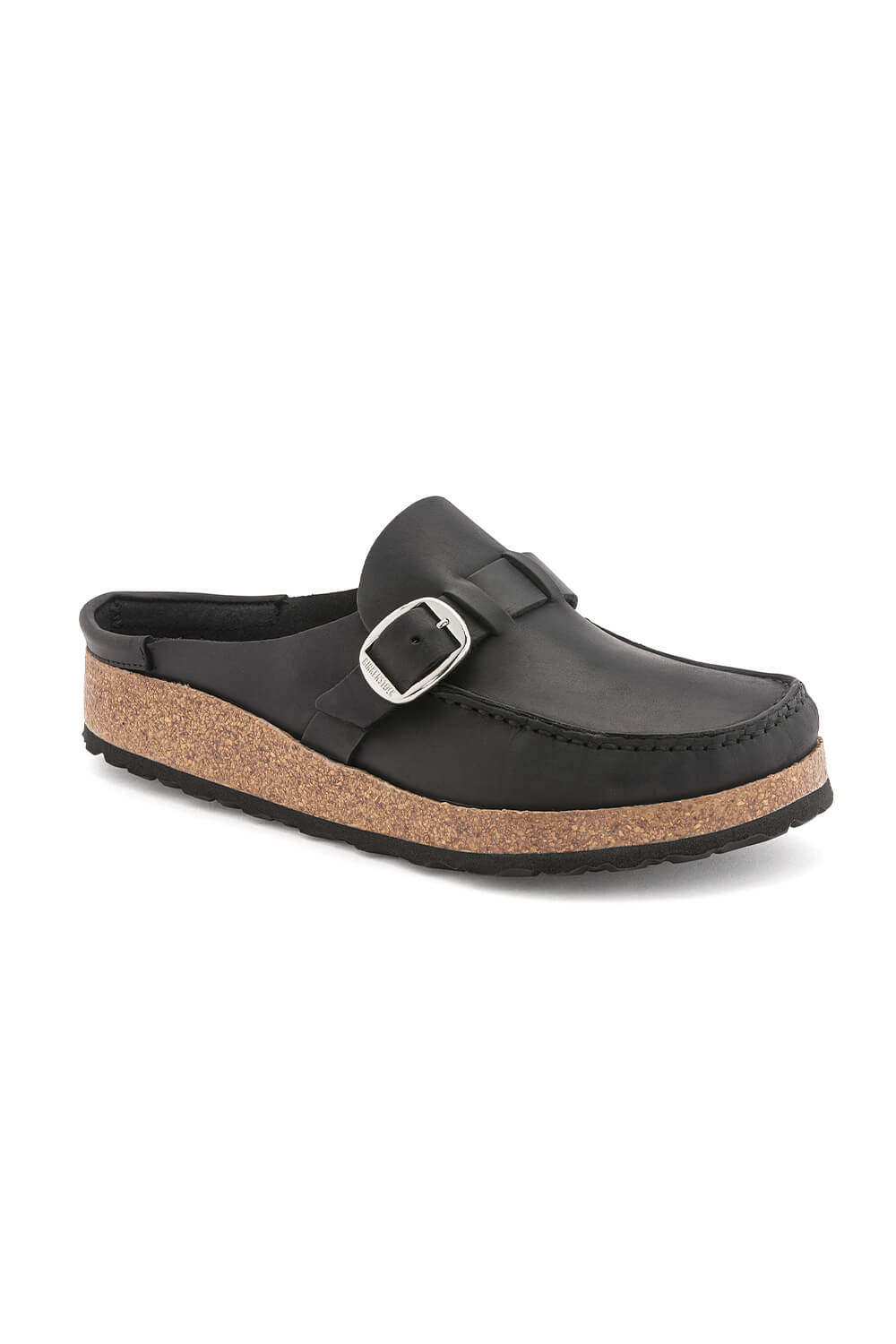Birkenstock Buckley Oiled Leather Mules for Women in Black