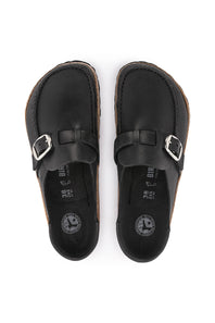 Birkenstock Buckley Oiled Leather Mules for Women in Black