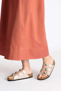 Birkenstock Florida Birko-Flor Sandals for Women in Pearl