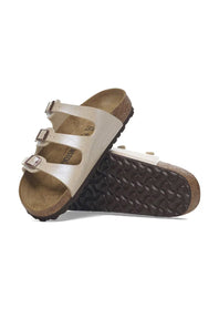 Birkenstock Florida Birko-Flor Sandals for Women in Pearl