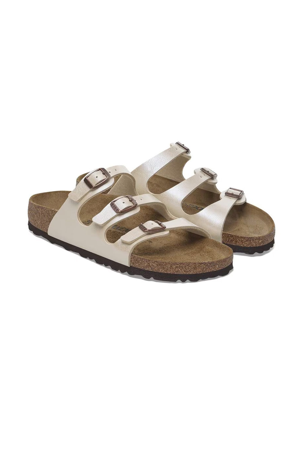 Birkenstock Florida Birko-Flor Sandals for Women in Pearl