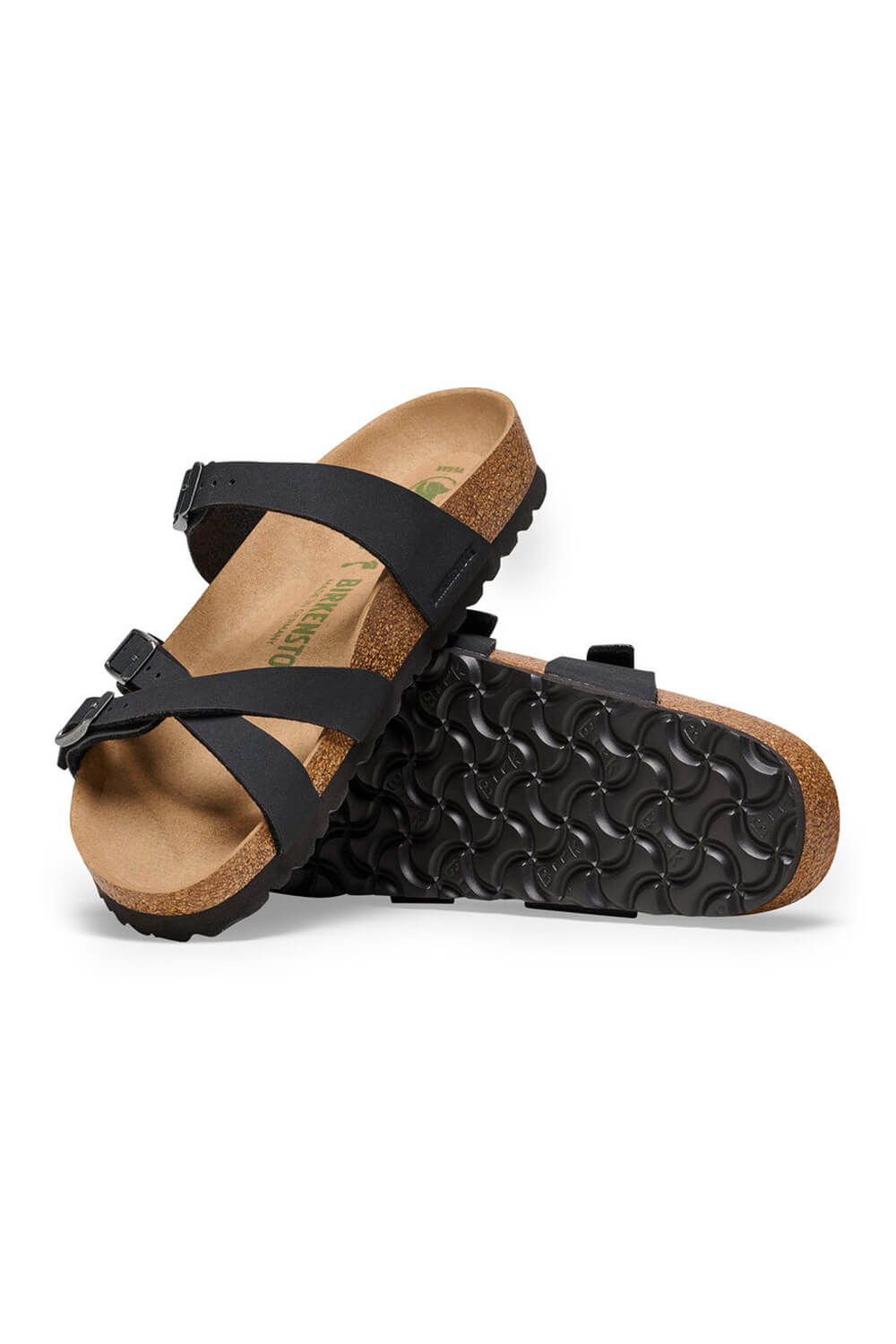 Birkenstock Franca Vegan Birkibuc Sandals for Women in Black