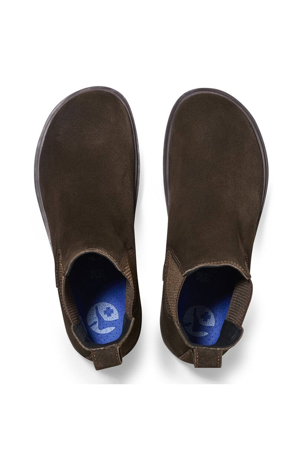 Birkenstock Highwood Slip On Suede Leather Booties for Women in Mocha