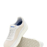 Birkenstock Honnef City Leather Textile Sneakers for Women in Vintage White