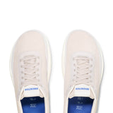 Birkenstock Honnef City Leather Textile Sneakers for Women in Vintage White