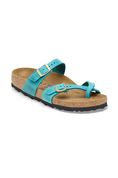 Birkenstock Mayari Oiled Leather Sandals for Women in Biscay Bay
