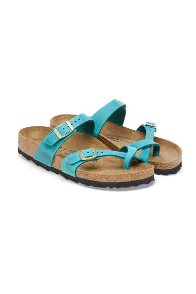 Birkenstock Mayari Oiled Leather Sandals for Women in Biscay Bay