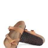 Birkenstock Mayari Vegan Birkibuc Sandals for Women in Pecan