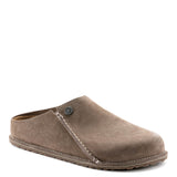 Birkenstock Zermatt Suede Slippers for Men in Grey Taupe
