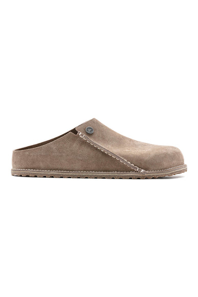Birkenstock Zermatt Suede Slippers for Men in Grey Taupe