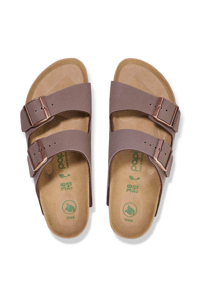 Papillio by Birkenstock Arizona Platform Vegan Birko-Flor Sandals for Women in Mocha