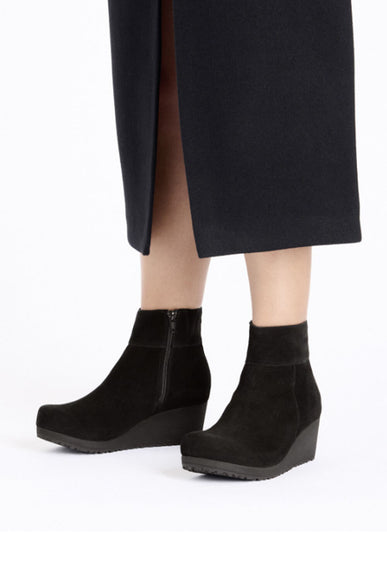 Birkenstock Papillo Ebba Suede Booties for Women in Black