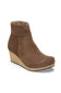 Papillio by Birkenstock Ebba Suede Booties for Women in Dark Tea
