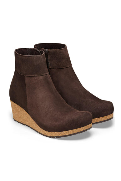 Papillio by Birkenstock Ebba Seude Booties for Women in Dark Brown