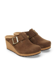 Papillio by Birkenstock Fanny Wedges for Women in Dark Tea