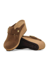 Papillio by Birkenstock Fanny Wedges for Women in Dark Tea