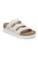Papillio by Birkenstock Florida Flex Platform Slide Sandals for Women in Eggshell 