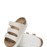 Papillio by Birkenstock Florida Flex Platform Slide Sandals for Women in Eggshell 